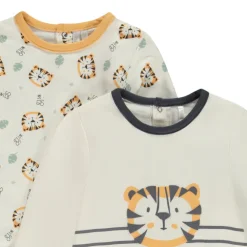 Lot de 2 dors-bien tigre pour bébé garçon avec ouvertures différentes selon l'âge