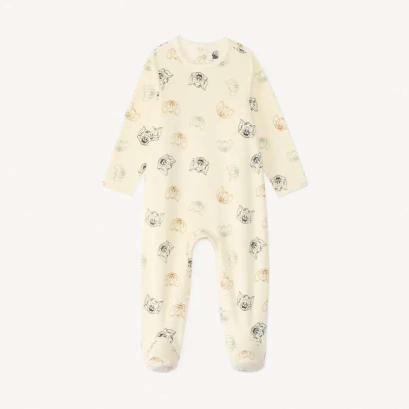 Lot de 2 dors-bien Tom et Jerry Warner pour bébé garçon avec ouvertures différentes selon l’âge