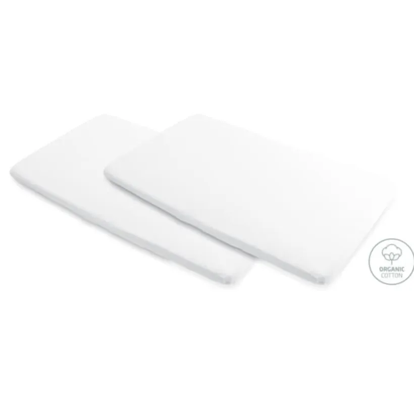 Lot de 2 draps housse pour lit de voyage Calao light/Iris²