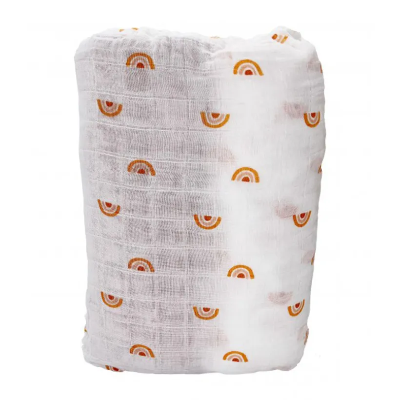 Lot de 2 draps housses en coton organique pour lit bébé Sunlight