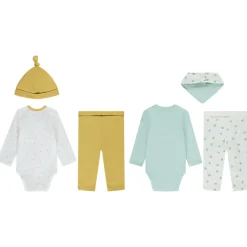 Lot de 2 ensembles 3 pièces en jersey pour bébé