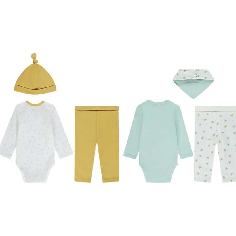 Lot de 2 ensembles 3 pièces en jersey pour bébé