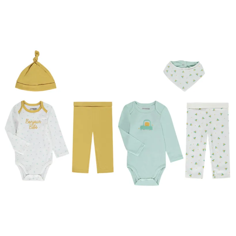 Lot de 2 ensembles 3 pièces en jersey pour bébé