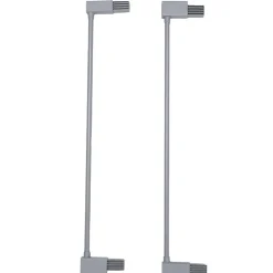Lot de 2 extensions pour barrière Optiwood / Optimétal 2.0 - Gris