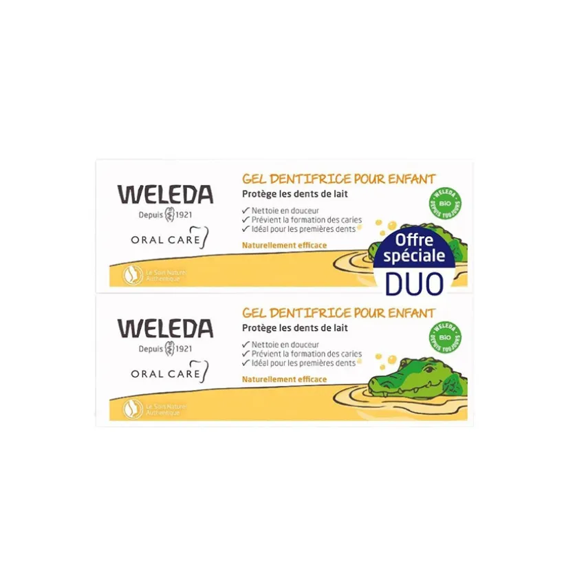 Lot de 2 gel dentifrice pour enfant 2 x 50 ml