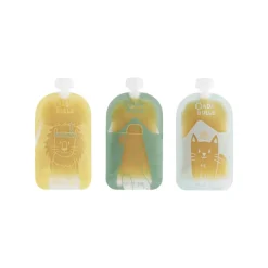 Lot de 15 gourdes réemployables
