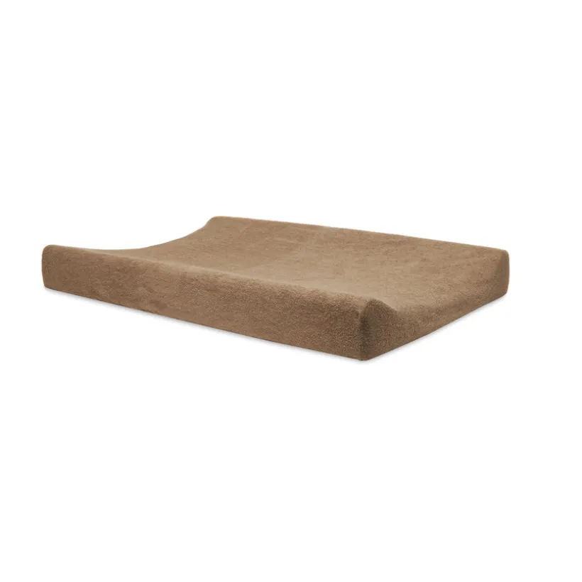Lot de 2 housses de matelas à langer 50 x 70 cm Caramel/Biscuit