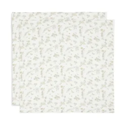 Lot de 2 langes en gaze de coton 70 x 70 cm Dreamy Mouse