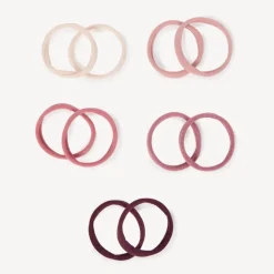 Lot de 10 élastiques fantaisie pour fille