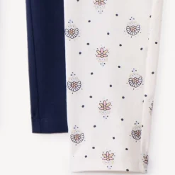 Lot de 2 leggings fantaisie pour fille