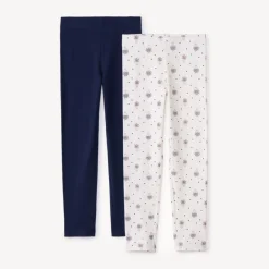 Lot de 2 leggings fantaisie pour fille