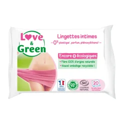 Lot de 20 lingettes intimes