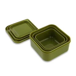 Lot de 3 lunchbox gigognes Mr. Dino vert