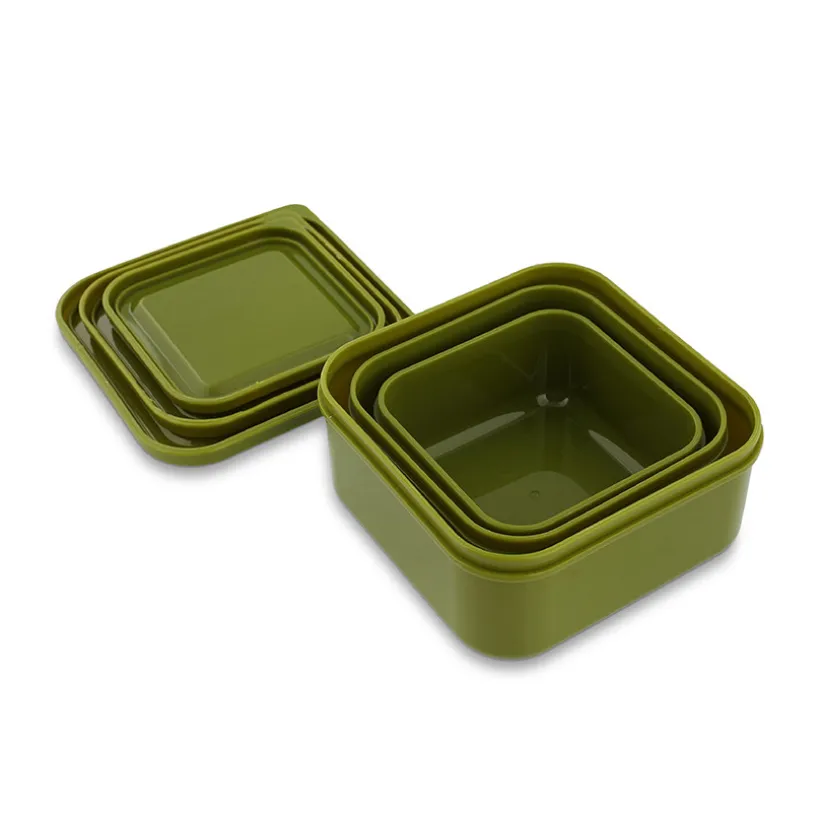 Lot de 3 lunchbox gigognes Mr. Dino vert