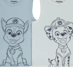 Lot de 2 maillots de corps débardeurs Pat'Patrouille pour garçon