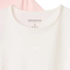 Lot de 3 maillots de corps manches courtes pour fille