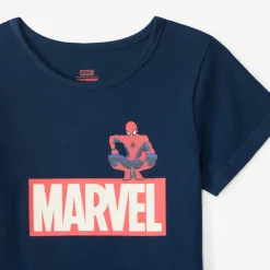 Lot de 2 maillots de corps manches courtes Spider-Man Marvel pour garçon