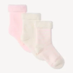 Lot de 3 paires de chaussettes bouclette pour bébé fille