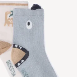 Lot de 5 paires de chaussettes motifs dino pour bébé garçon