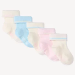 Lot de 5 paires de chaussettes normales pour bébé fille