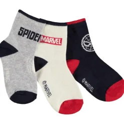 Lot de 3 paires de chaussettes Spider-Man Marvel pour garçon