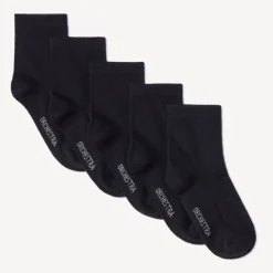 Lot de 5 paires de chaussettes unies pour garçon