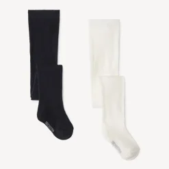 Lot de 2 paires de collants épais pour bébé fille
