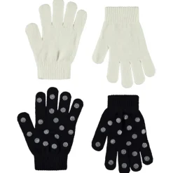 Lot de 2 paires de gants en tricot avec détails pailletés pour fille