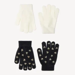 Lot de 2 paires de gants pour fille