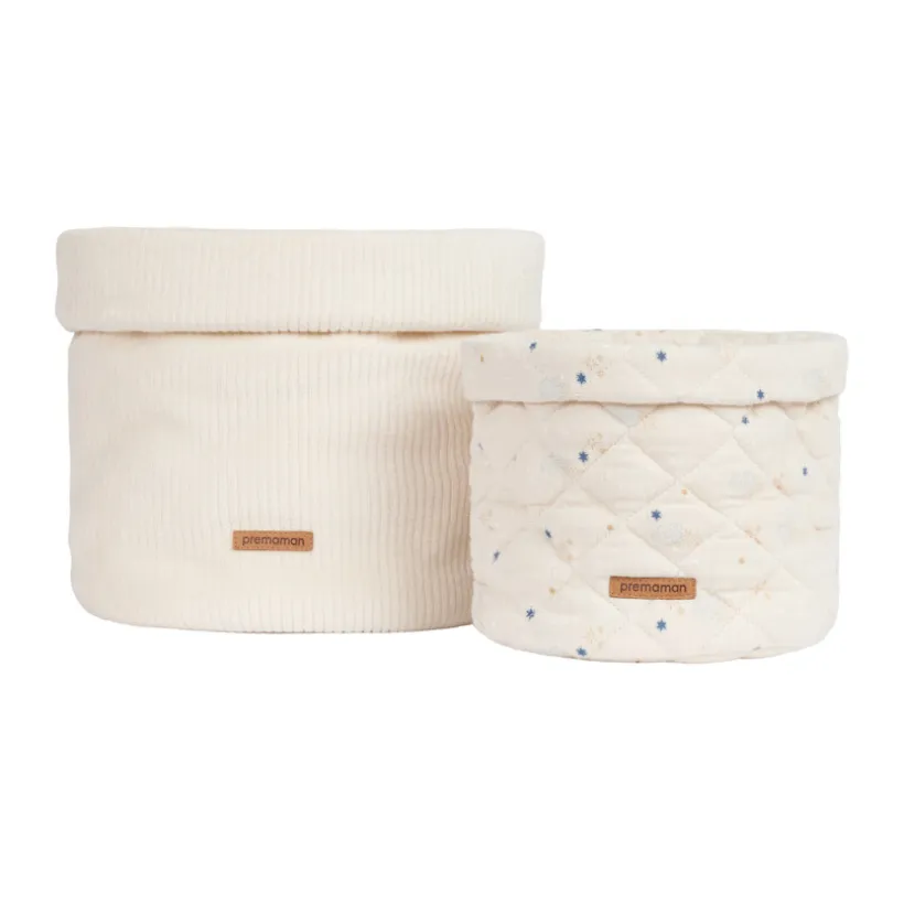 Lot de 2 paniers de rangement "Bande de Rêveurs"