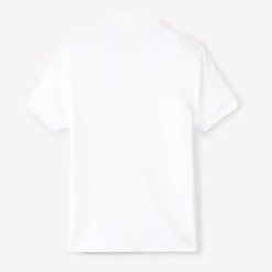 Lot de 2 polos manches courtes unis blancs pour garçon