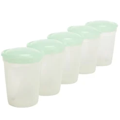 Lot de 5 pots de conservation de 200ml