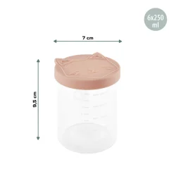 Lot de 6 pots de conservation Isy Bowls - 250 ml