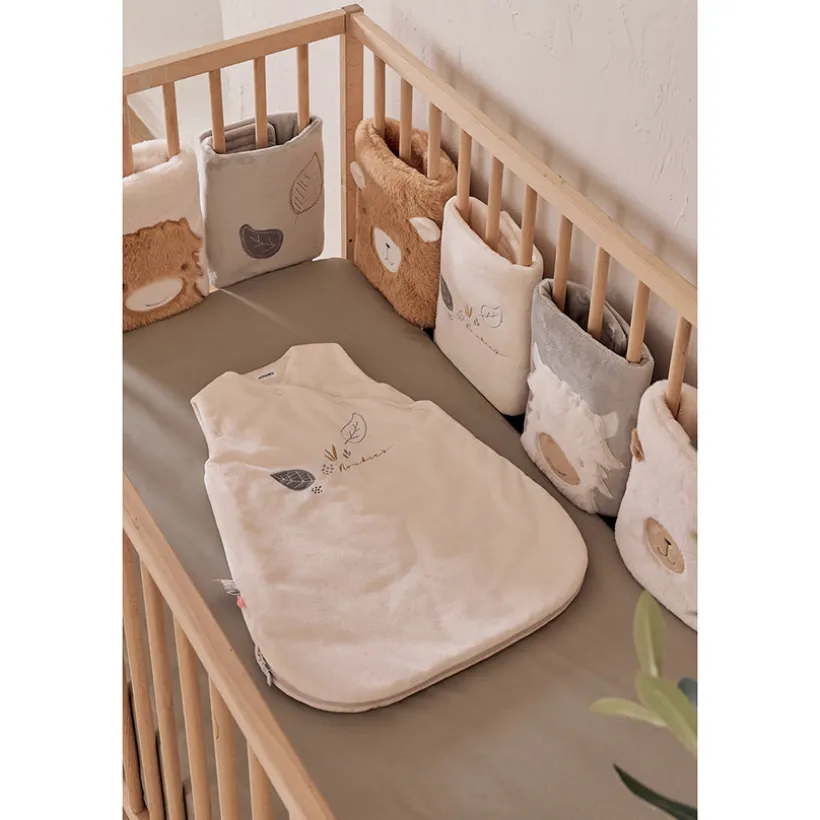 Lot de 6 protège barreaux pour lit et parc bébé Fluffy,Orso & Lily