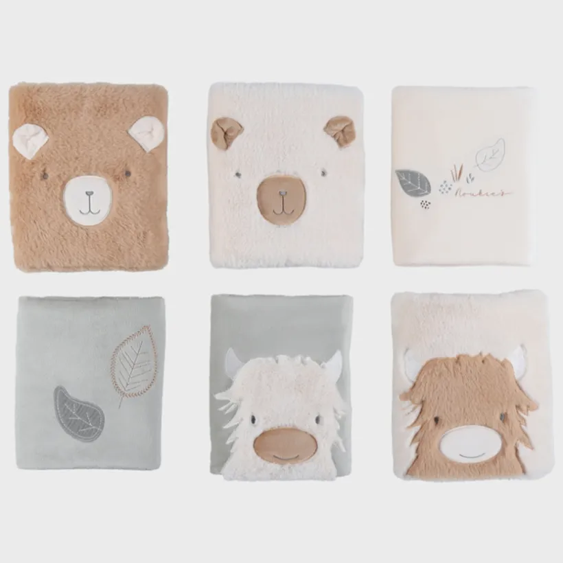 Lot de 6 protège barreaux pour lit et parc bébé Fluffy,Orso & Lily