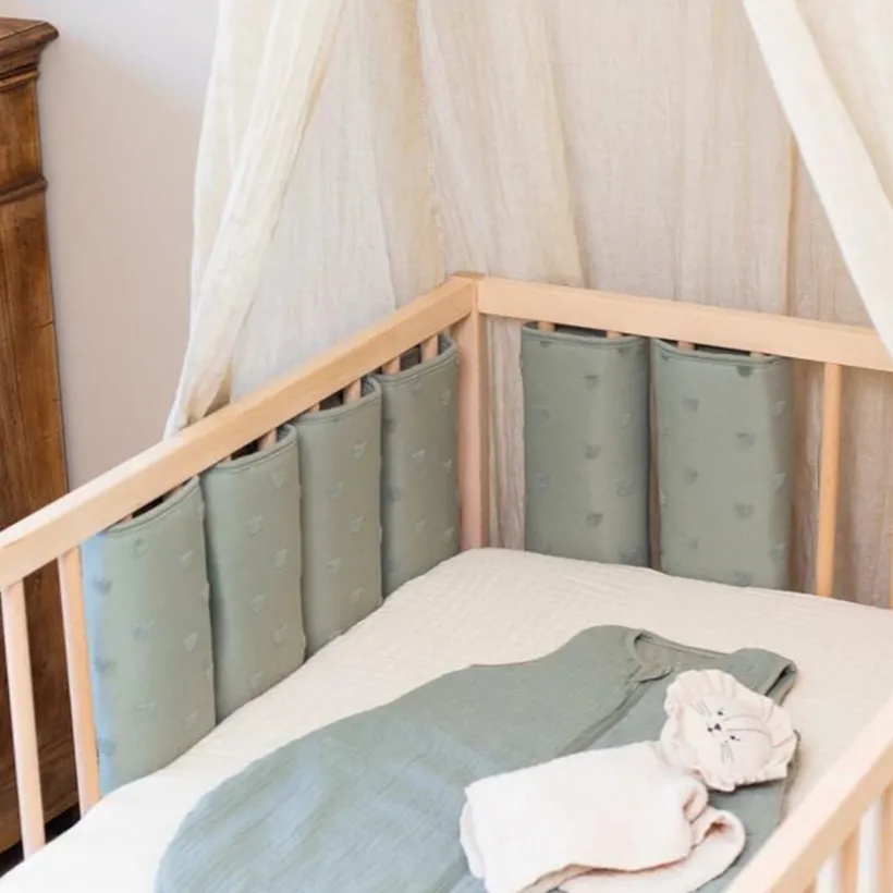 Lot de 8 protège-barres avec bande Velcro - Honey - Argile