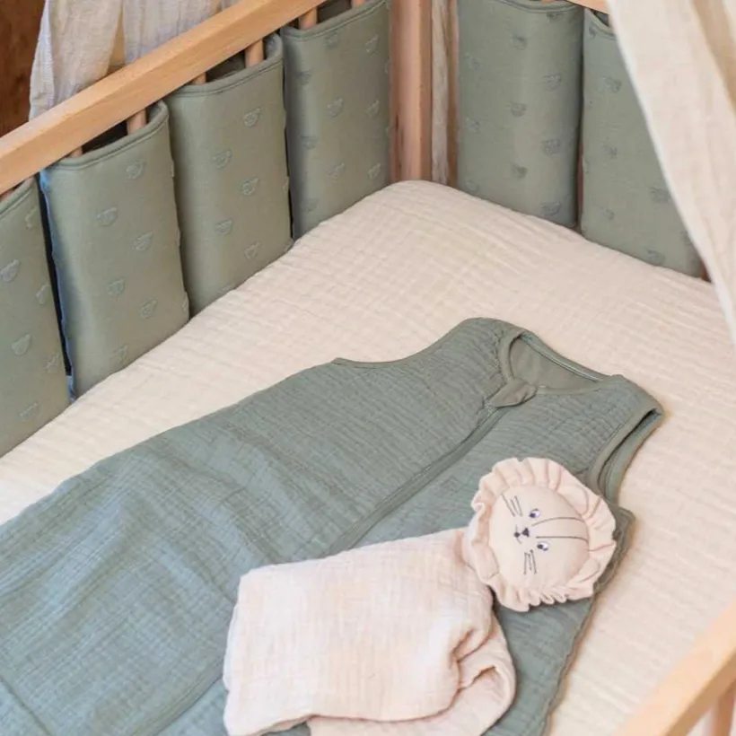 Lot de 8 protège-barres avec bande Velcro - Honey - Argile