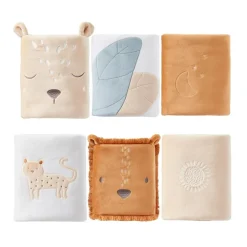 Lot de 6 protèges-barreaux pour lit et parc bébé Babou & Kendi