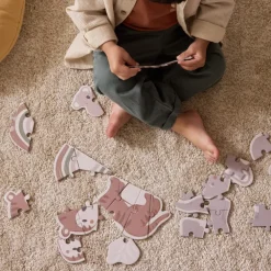 Lot de 4 puzzles évolutifs de 2 à 12 pièces Animaux