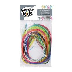 Lot de 50 scoubidous multicolores (modèle aléatoire)