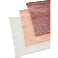 Lot de 5 serviettes en tétra 25 x 25 cm