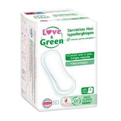 Lot de 14 serviettes maxi super sans ailettes