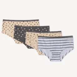 Lot de 4 shorties fantaisie pour fille