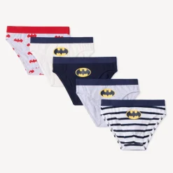 Lot de 5 slips motifs Batman Warner pour garçon