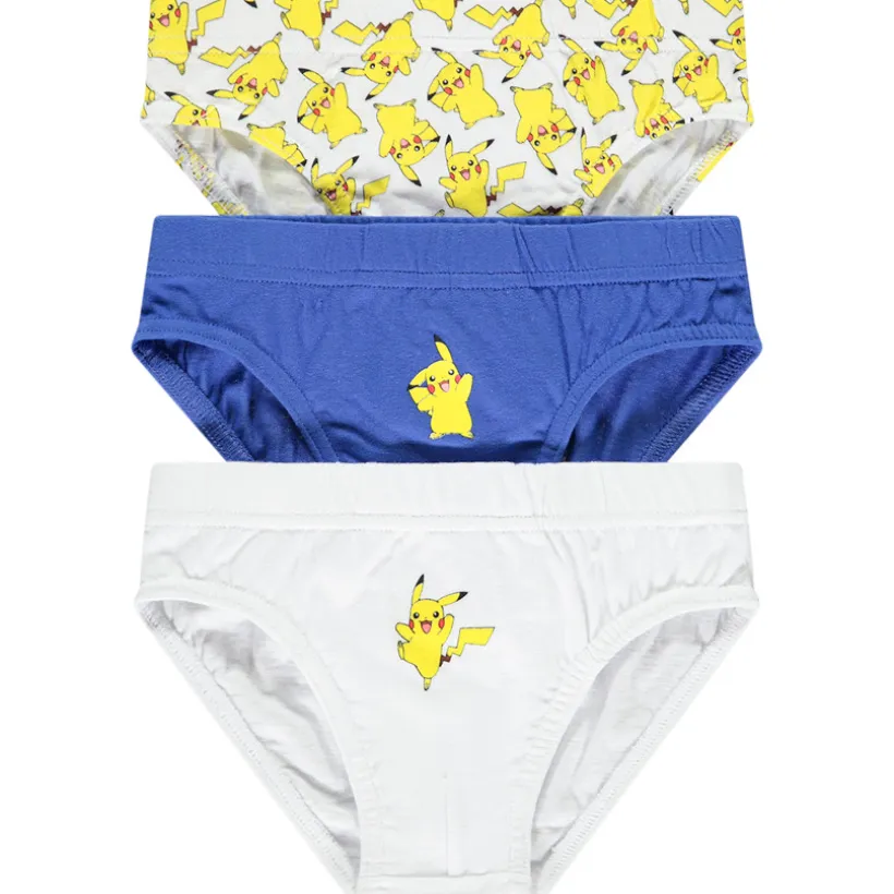 Lot de 3 slips Pikachu Pokémon pour garçon