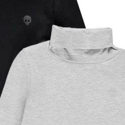 Lot de 2 sous-pulls col roulé pour enfant garçon