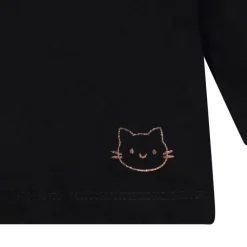 Lot de 2 sous-pulls fantaisie col cheminée pour bébé fille