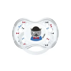 Lot de 2 sucettes anatomiques en silicone +18 mois - London
