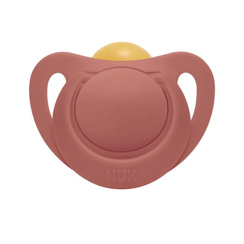 Lot de 2 sucettes caoutchouc For Nature 0-6M terracotta