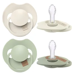 Lot de 2 Sucettes dynamique 0/6M Prime Noix de coco/Pistache